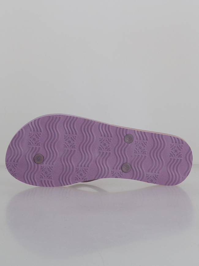 Tongs unies logo violet femme - Oxbow