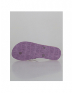 Tongs unies logo violet femme - Oxbow