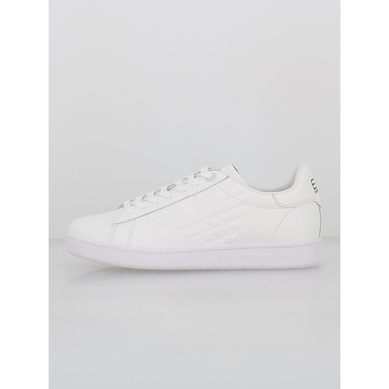 Baskets en cuir training blanc homme - Armani Exchange