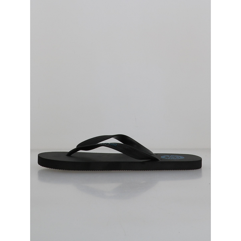 Tongs colorblock noir homme - Culture Sud