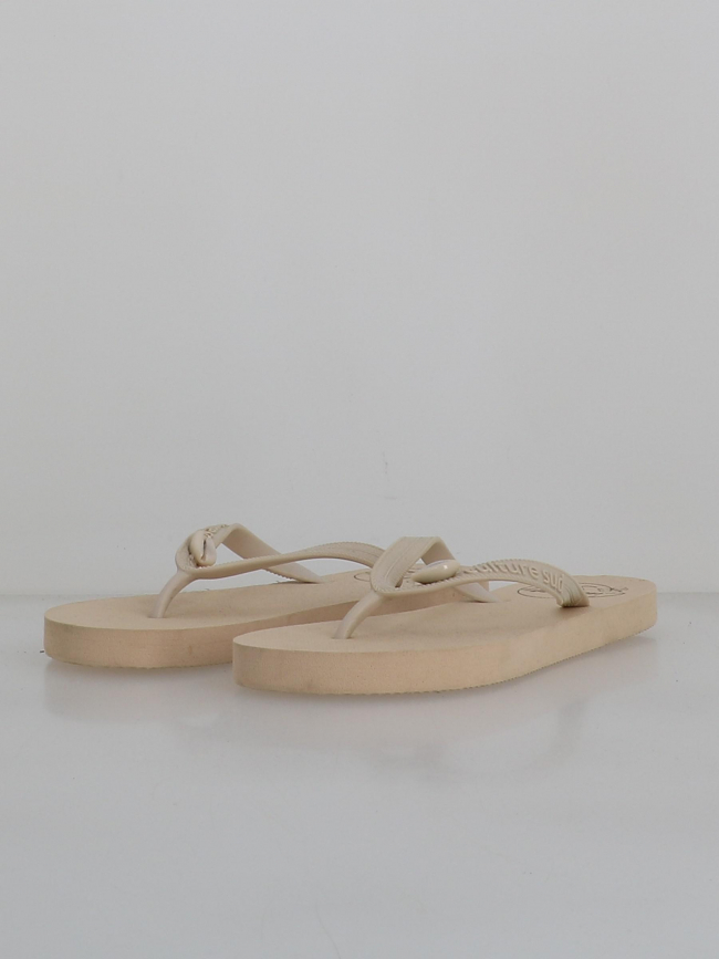 Tongs exnymphali beige femme - Culture Sud