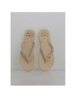 Tongs exnymphali beige femme - Culture Sud