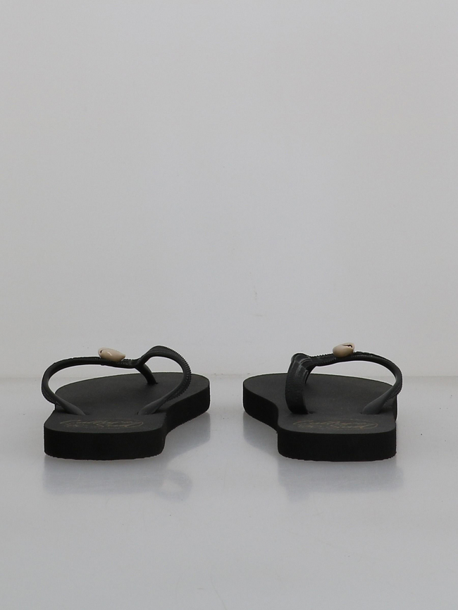 Tongs exnymphali noir femme - Culture Sud