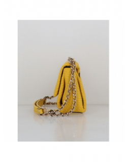 Sac bandoulière etel girlfriend satc jaune femme - Guess