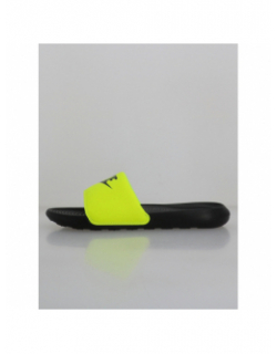 Claquettes victori one slide jaune fluo noir homme - Nike