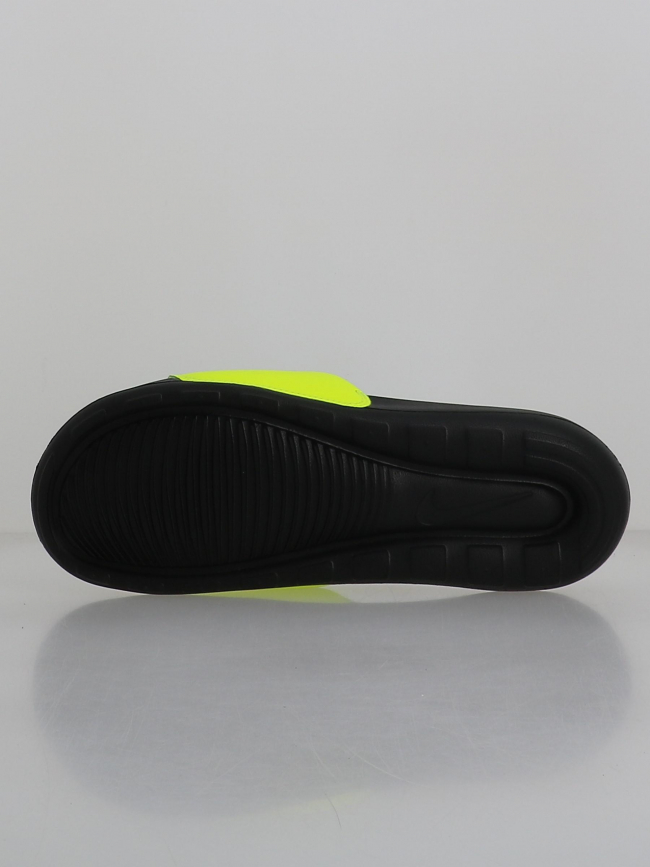 Claquettes victori one slide jaune fluo noir homme - Nike