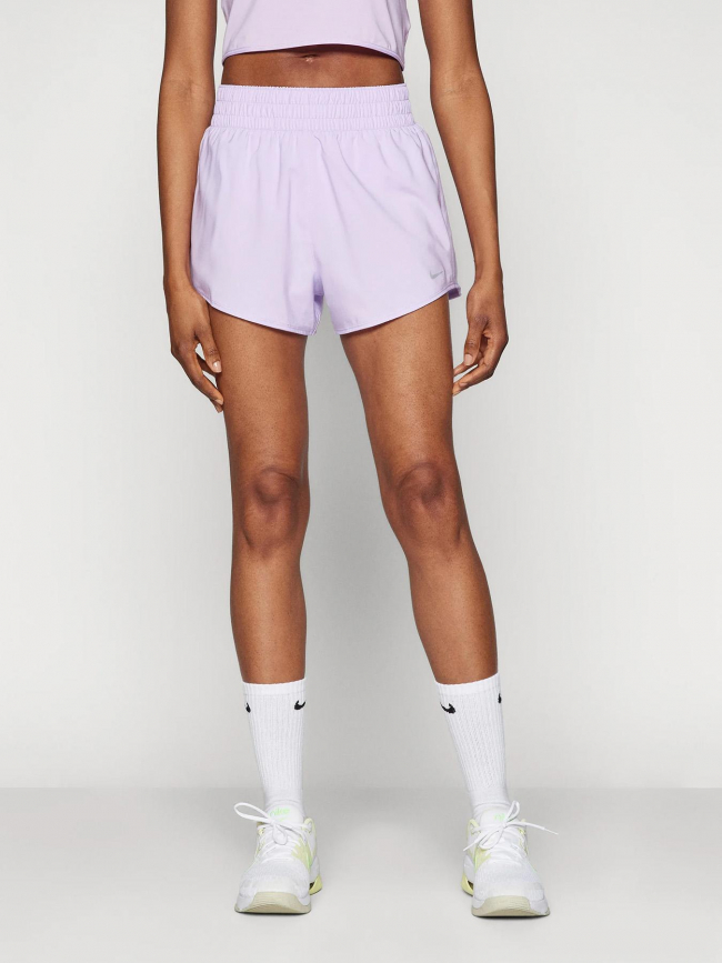 Short de running one dri fit 3 en 1 violet femme - Nike