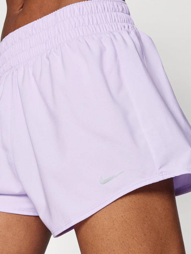 Short de running one dri fit 3 en 1 violet femme - Nike