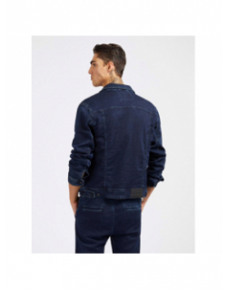 Veste en jean stretch dillon bleu foncé homme - Guess