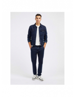 Veste en jean stretch dillon bleu foncé homme - Guess