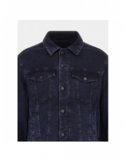 Veste en jean stretch dillon bleu foncé homme - Guess