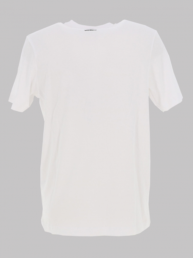 T-shirt logo dégradé blanc rouge homme - Umbro