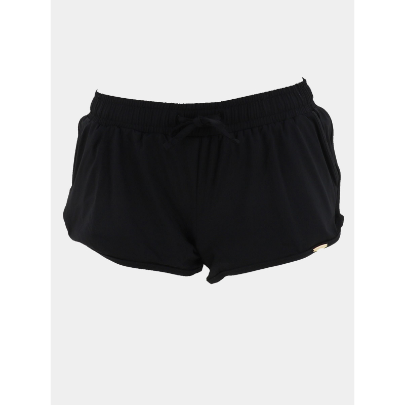 Short de bain nero uni noir femme - Grain de Sable