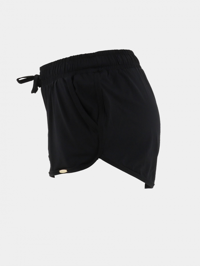 Short de bain nero uni noir femme - Grain de Sable