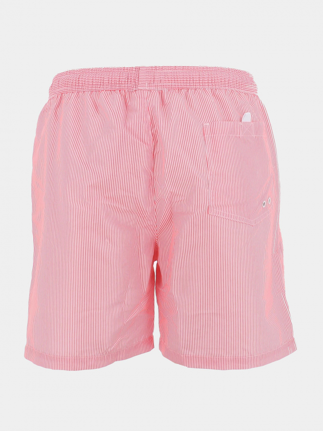 Short de bain rayé surf oslo rose homme - Lagon Bleu