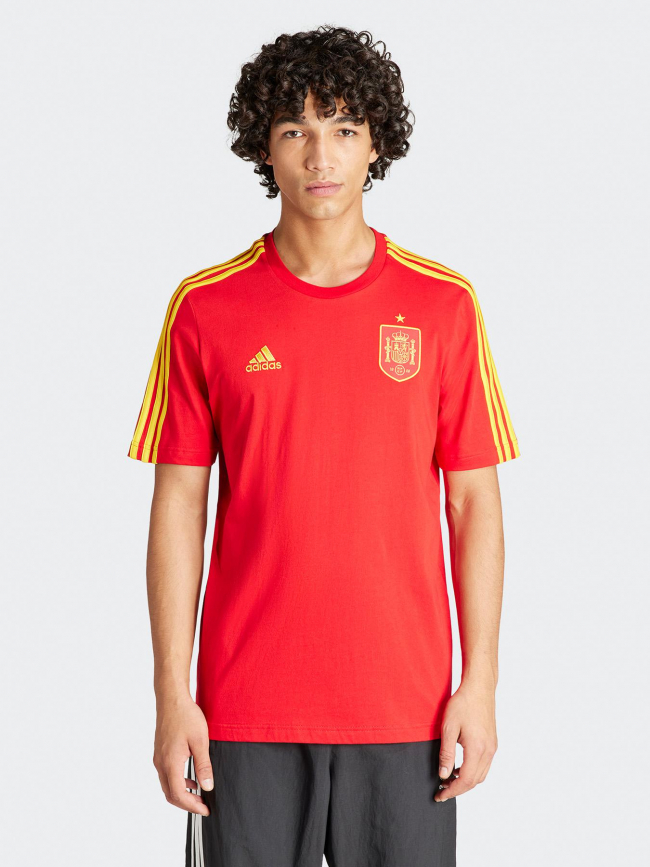 T-shirt football fef espagne rouge jaune homme - Adidas