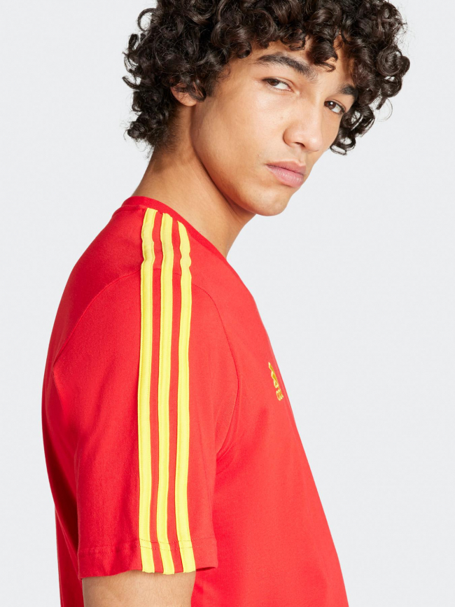 T-shirt football fef espagne rouge jaune homme - Adidas