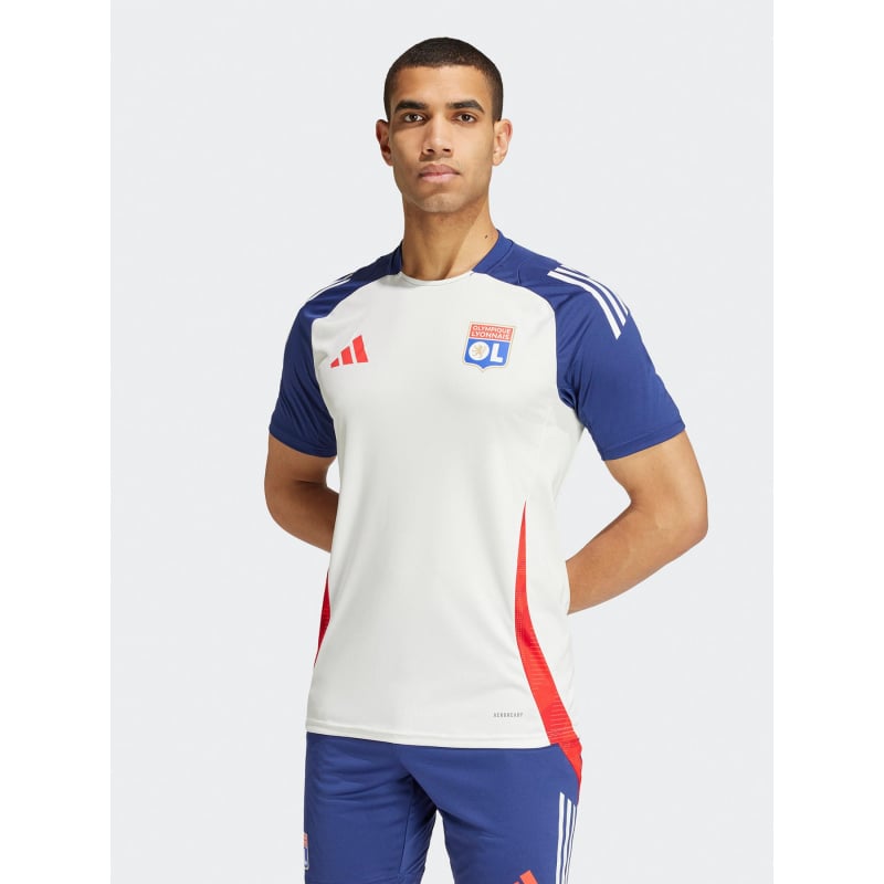 Maillot de football olympique lyonnais blanc homme - Adidas