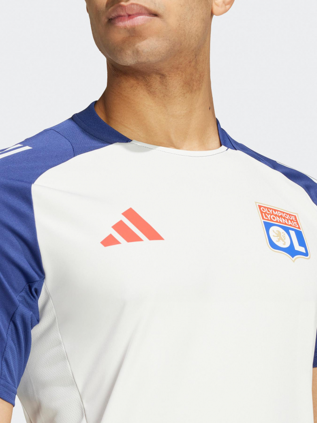 Maillot de football olympique lyonnais blanc homme - Adidas