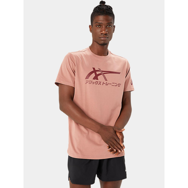 T-shirt tiger vieux rose homme - Asics