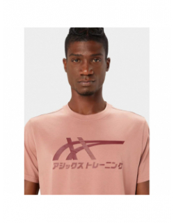 T-shirt tiger vieux rose homme - Asics