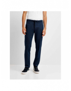 Pantalon chino points pina bleu marine homme - Izac