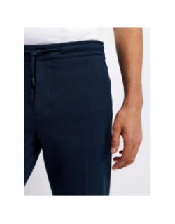 Pantalon chino points pina bleu marine homme - Izac