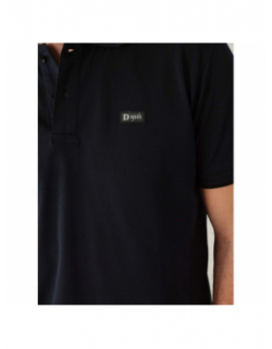 Polo uni stanley bleu marine homme - Deeluxe