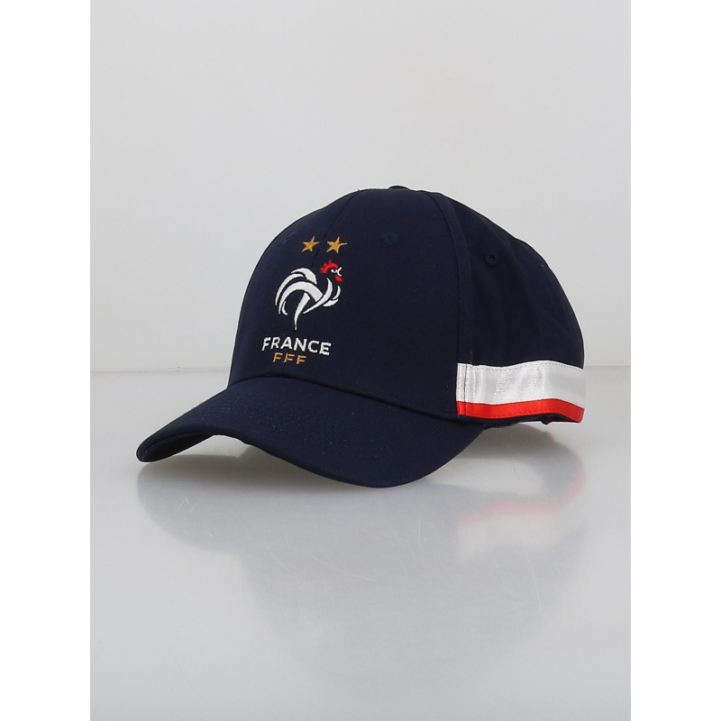 Casquette football graphic logo bleu marine - FFF