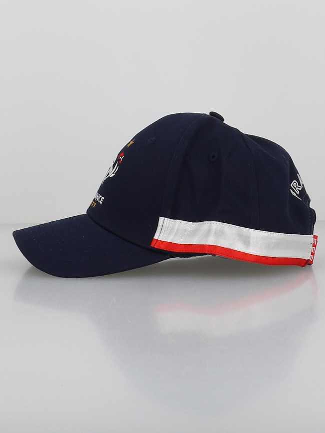 Casquette football graphic logo bleu marine - FFF