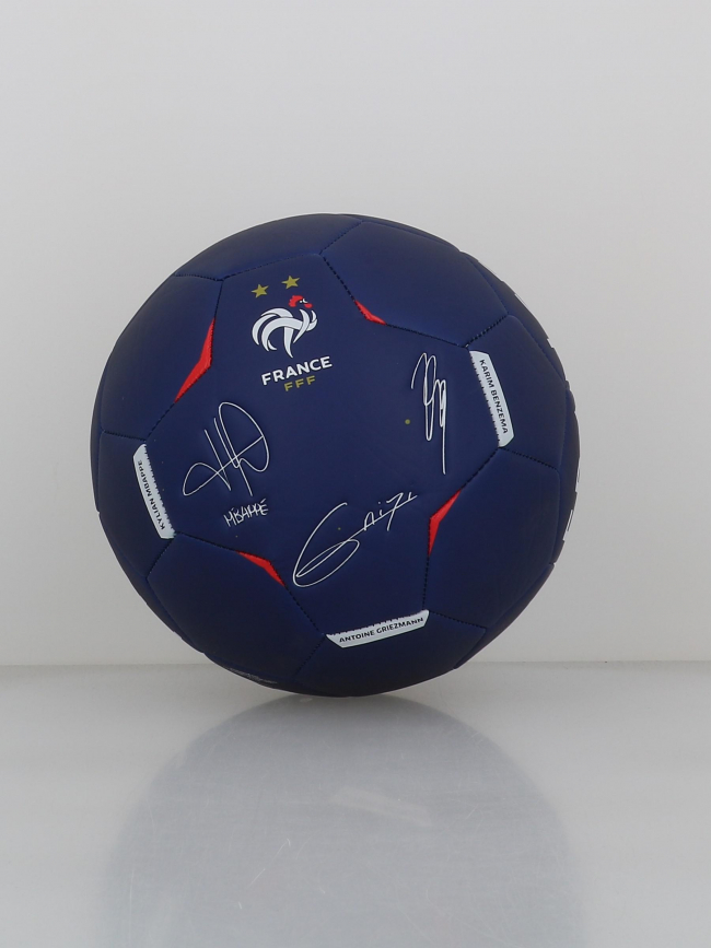 Ballon de football france signature joueurs bleu marine - FFF