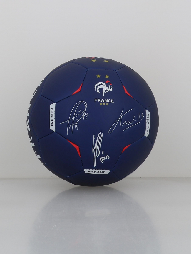 Ballon de football france signature joueurs bleu marine - FFF