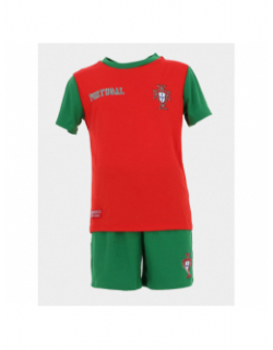 Ensemble de football portugal rouge vert enfant - Holiprom