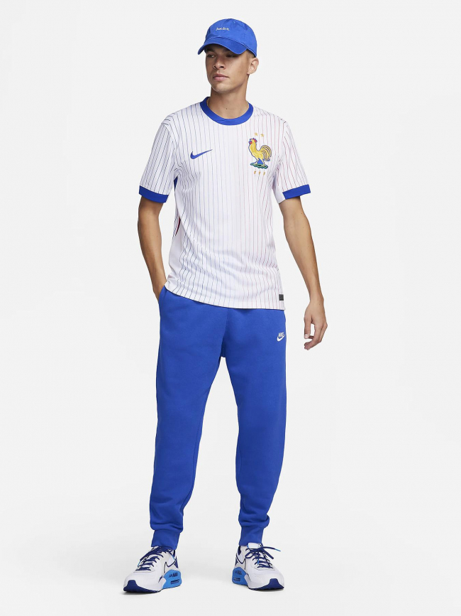 Maillot de football FFF extérieur rayé blanc homme - Nike