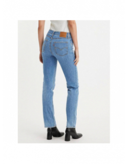 Jean droit taille haute 724 cool bleu clair femme - Levi's