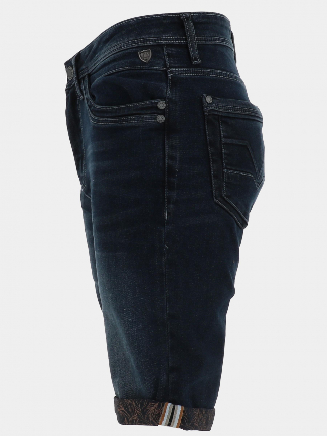 Bermuda jeans overdyed bleu foncé homme - RMS 26