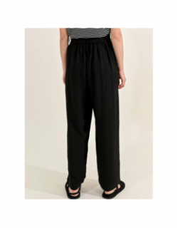 Pantalon ample fluide noir femme - Molly Bracken