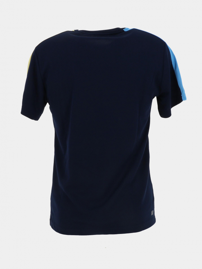 T-shirt logo ultra dry jaune bleu marine homme - Lacoste