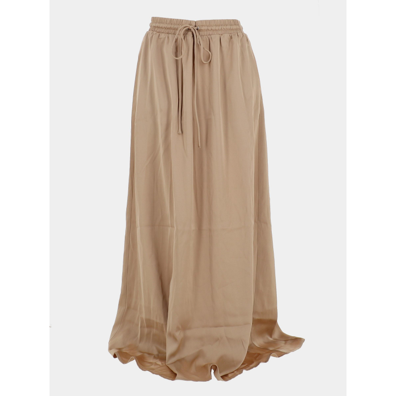 Jupe longue fluide jilka beige femme - Vero Moda