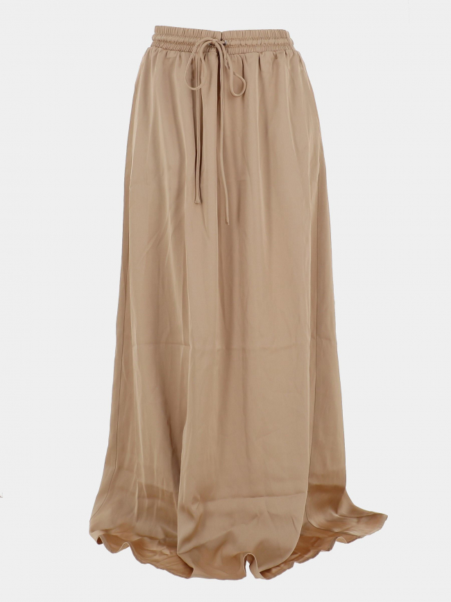 Jupe longue fluide jilka beige femme - Vero Moda