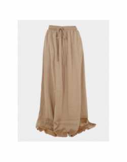 Jupe longue fluide jilka beige femme - Vero Moda