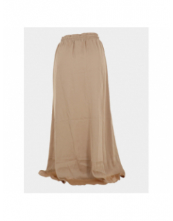 Jupe longue fluide jilka beige femme - Vero Moda