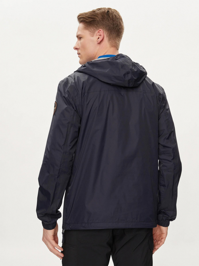 Blouson anorak rainforest bleu marine homme Napapijri wimod