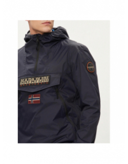 Blouson anorak rainforest bleu marine homme - Napapijri