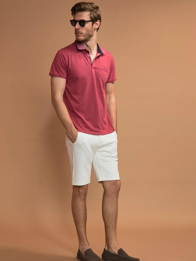 Polo classic golves bordeaux homme - Benson & Cherry