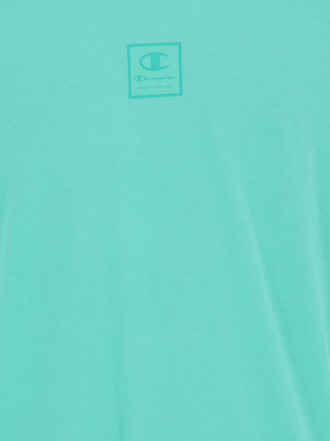 T-shirt crewneck uni vert homme - Champion