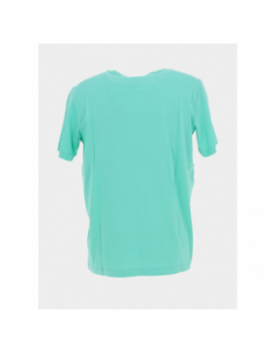 T-shirt crewneck logo  vert d'eau homme - Champion