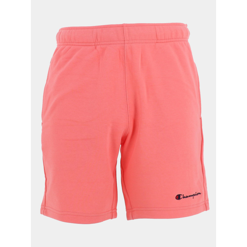 Bermuda logo brodé rose homme - Champion