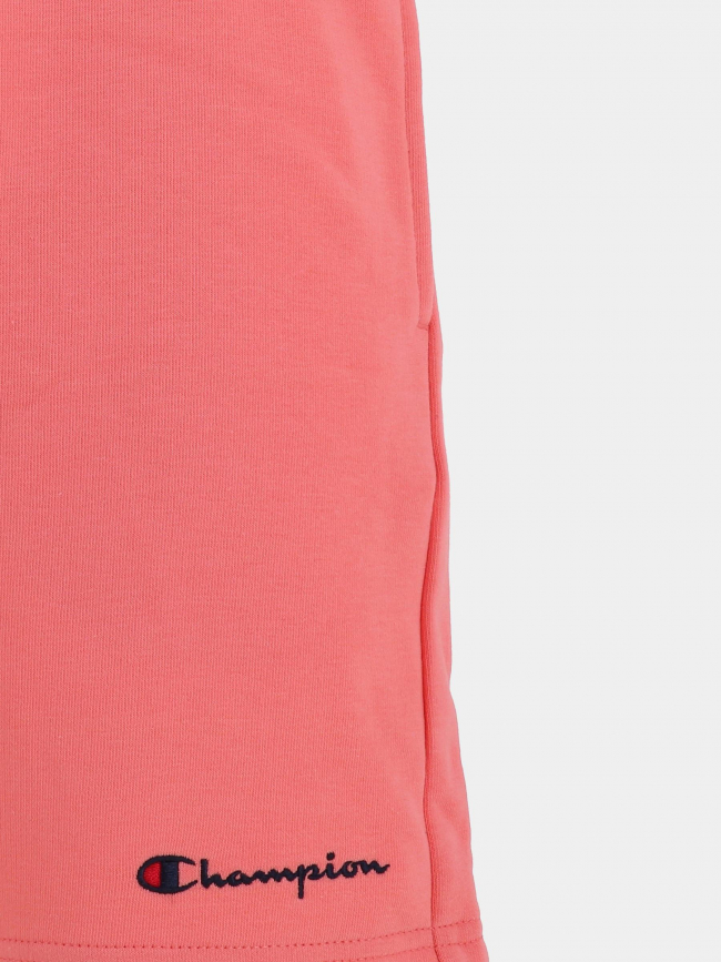 Bermuda logo brodé rose homme - Champion