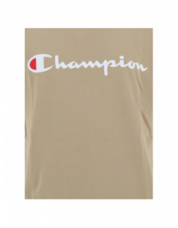 T-shirt crewneck logo beige enfant - Champion